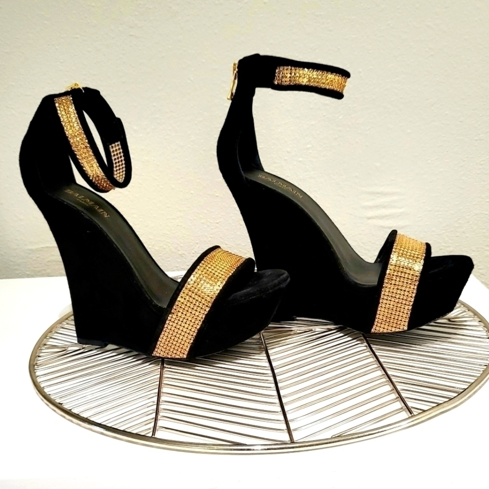 Balmain | Samara Crystal Wedge